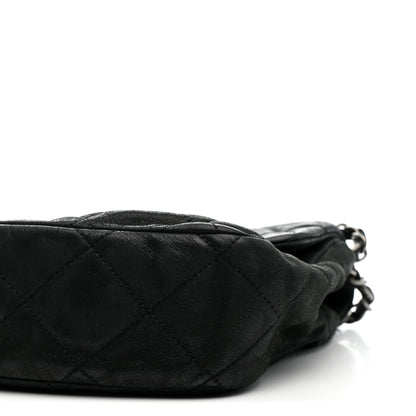 Chanel Iridescent Calfskin Quilted East West Flap Black 10 of 11