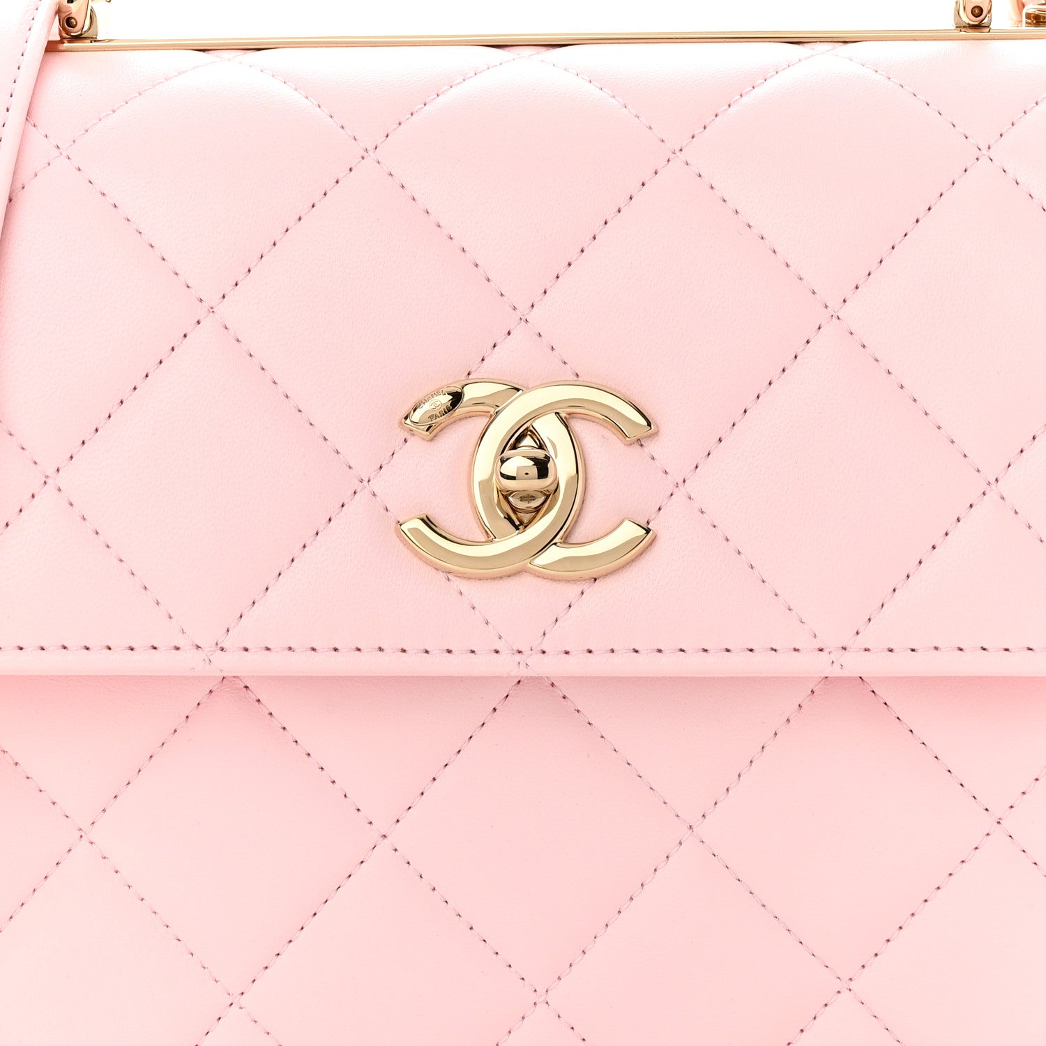 Chanel Lambskin Quilted Small Trendy CC Flap Dual Handle Bag Light Pink 8 of 12