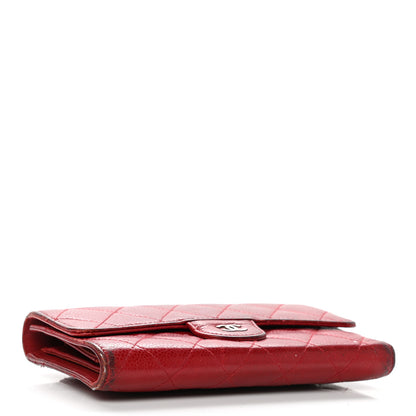 Chanel Caviar Quilted Medium Flap Wallet Red 4 of 19