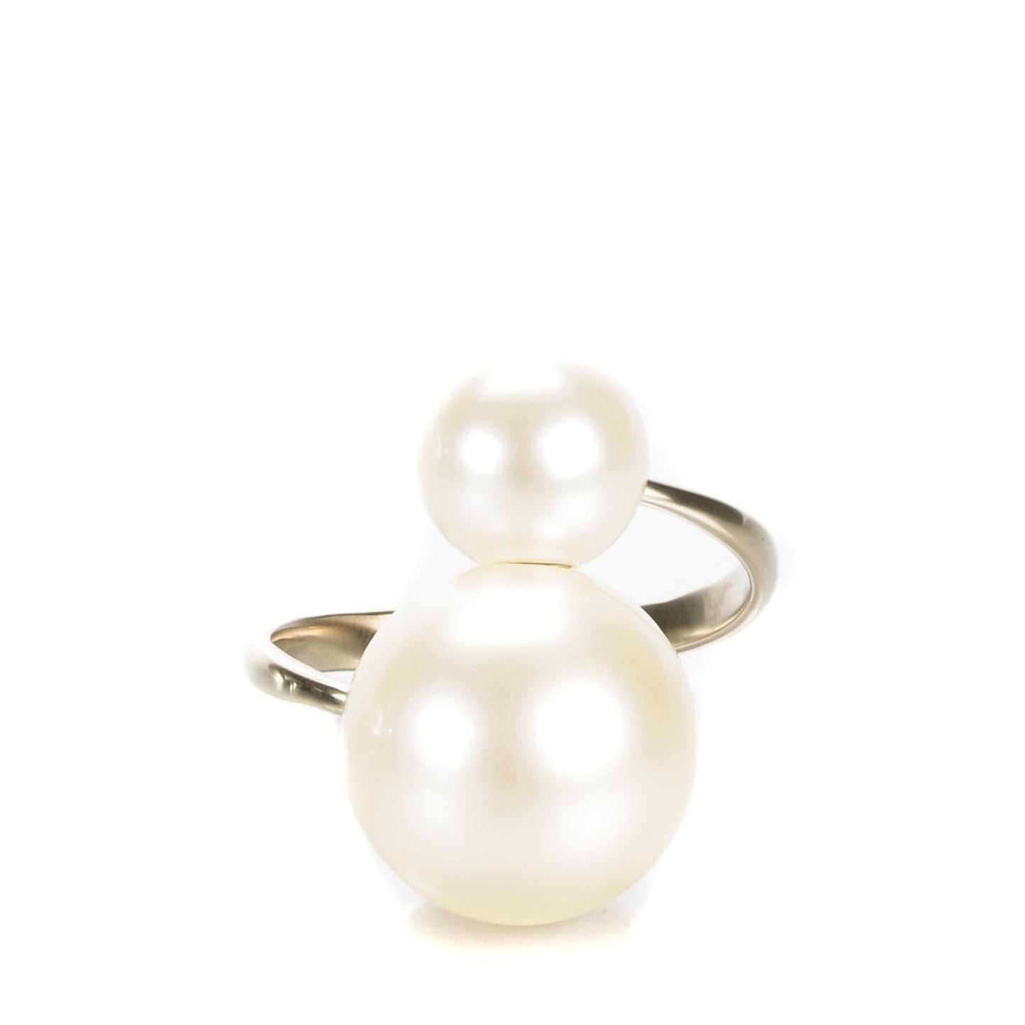 Double Pearl Cuff Gold
