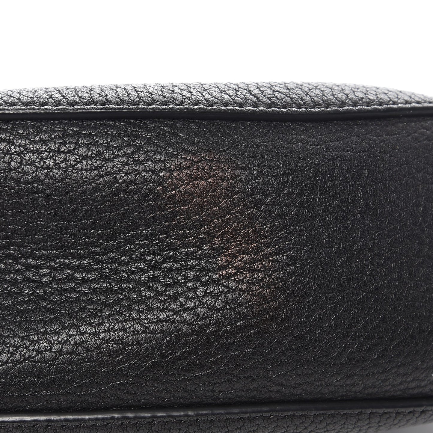 Grained Lambskin Drew Shoulder Bag Black