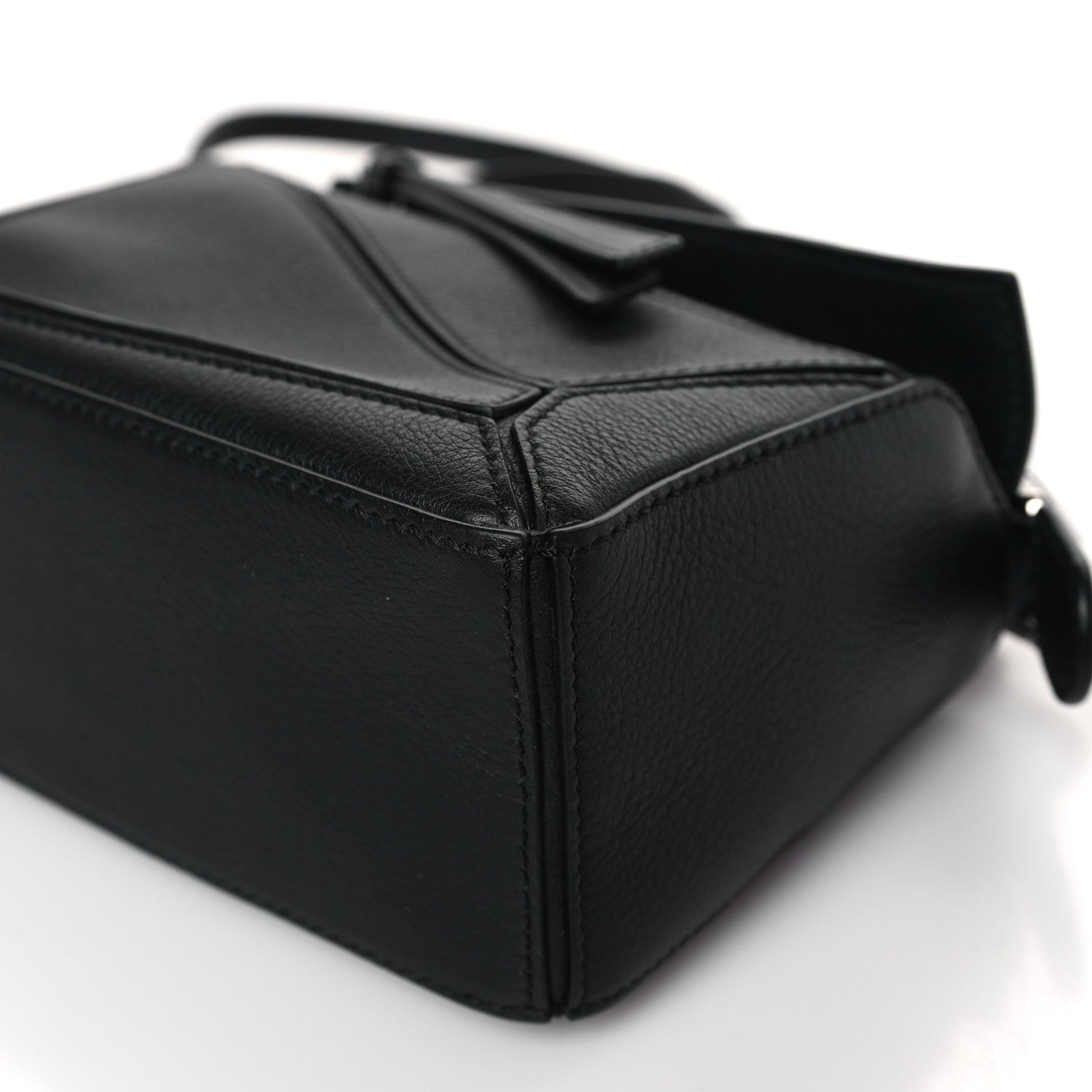Loewe Calfskin Mini Puzzle Bag Black 8 of 8