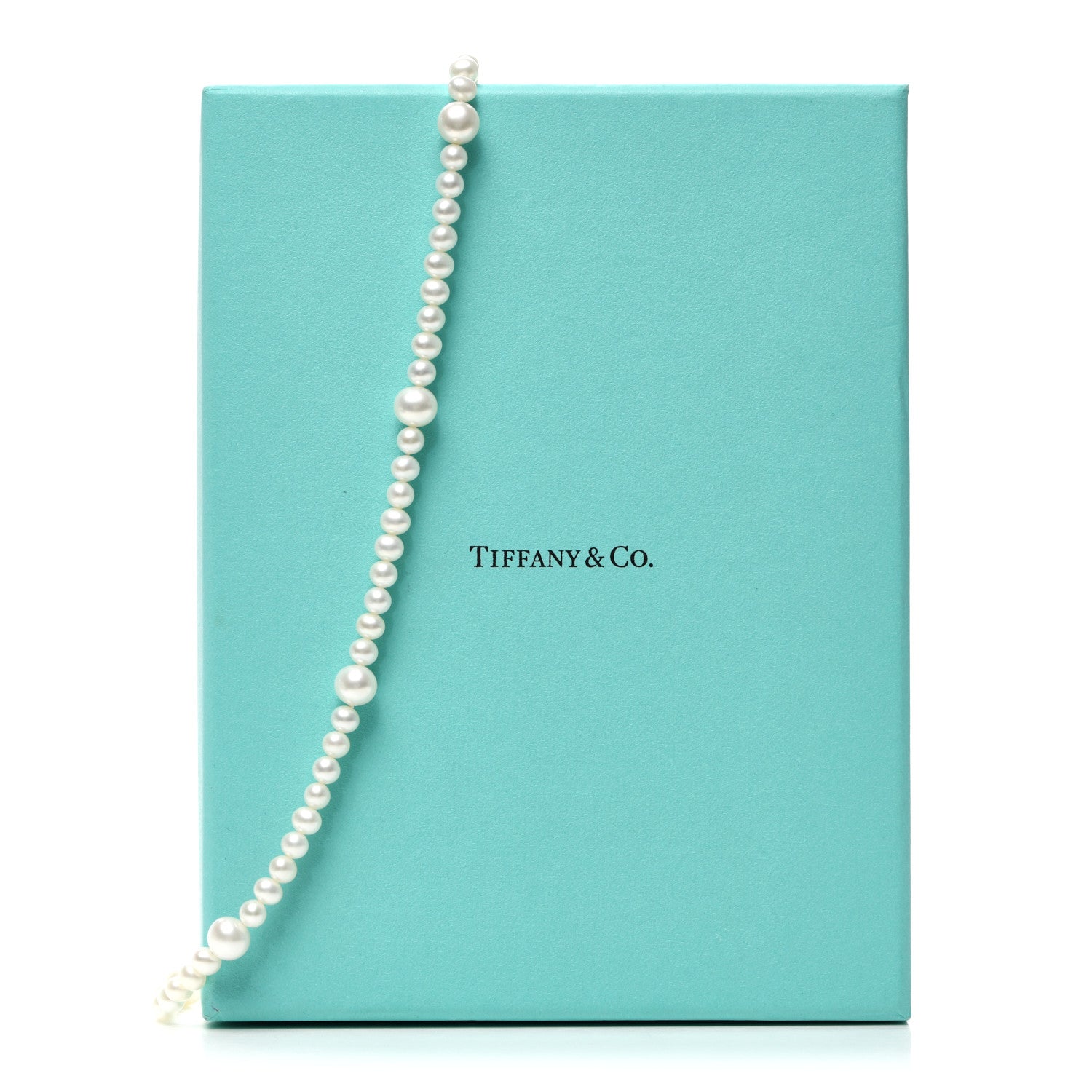 Tiffany Sterling Silver Ziegfeld Pearl Long Necklace 30" 6 of 6