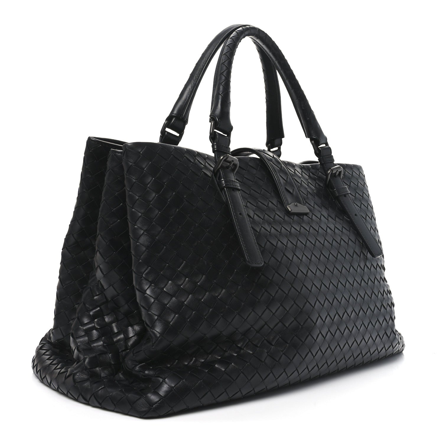 Bottega Veneta Nappa Intrecciato Medium Roma Tote Black 3 of 11