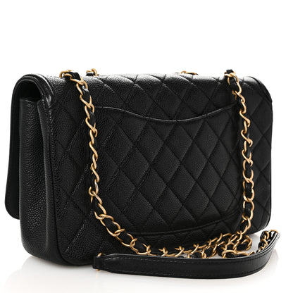 Chanel Caviar Quilted Medium CC Filigree Flap Black 3 of 10