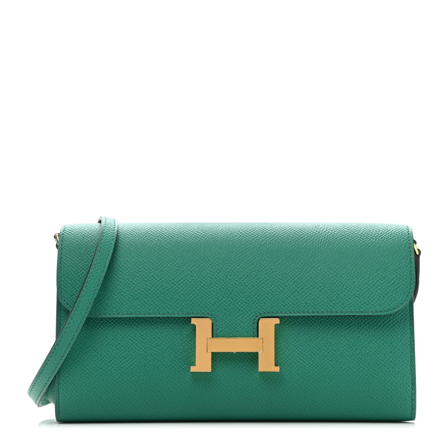 Hermes Epsom Constance Long To Go Wallet Vert Vertigo 1 of 9