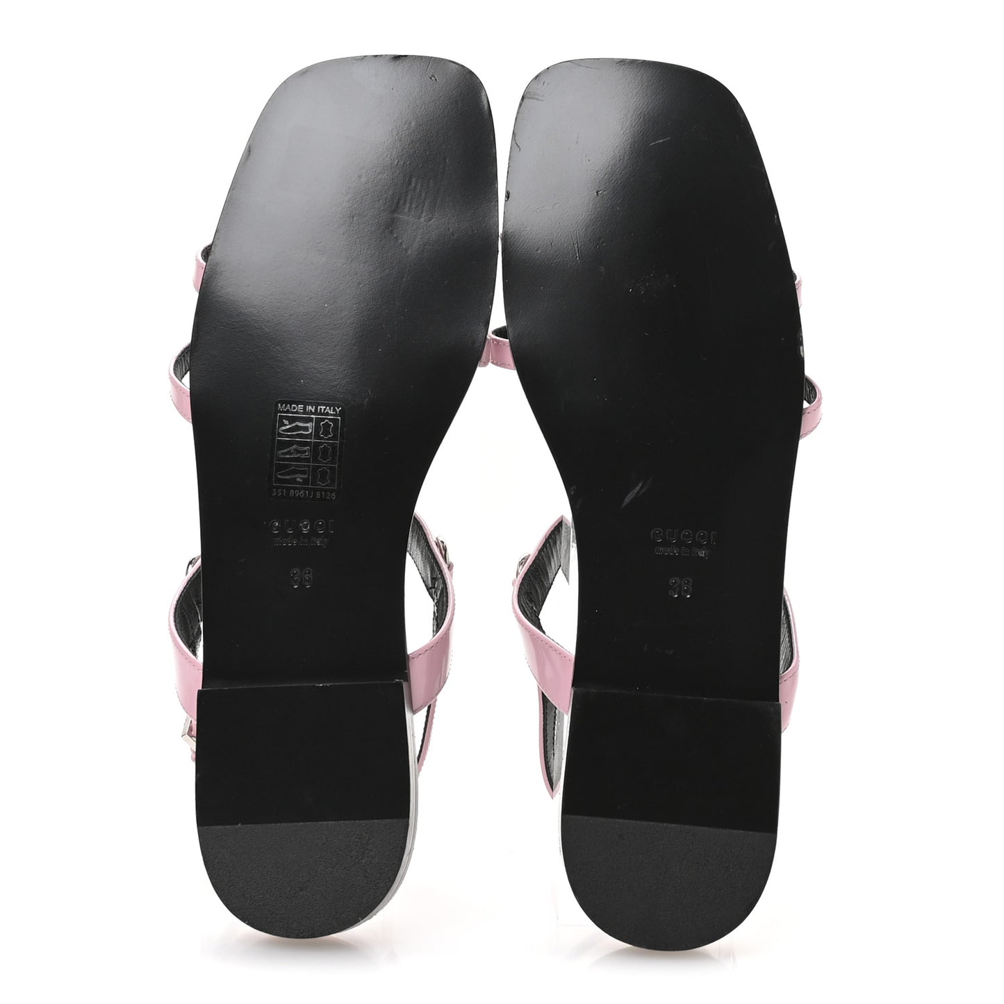 Calfskin Horsebit Divine Slingback Sandals 36 Pink