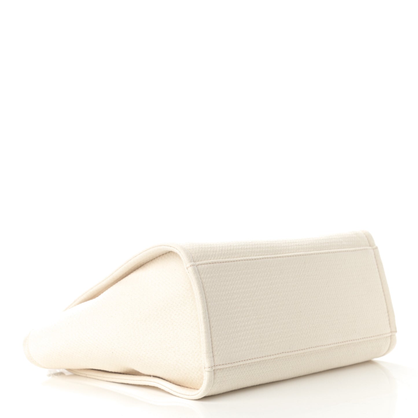 Mixed Fibers Small Deauville Tote White