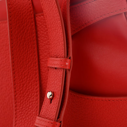 Salvatore Ferragamo Calfskin Cut Out Crossbody Red 11 of 12