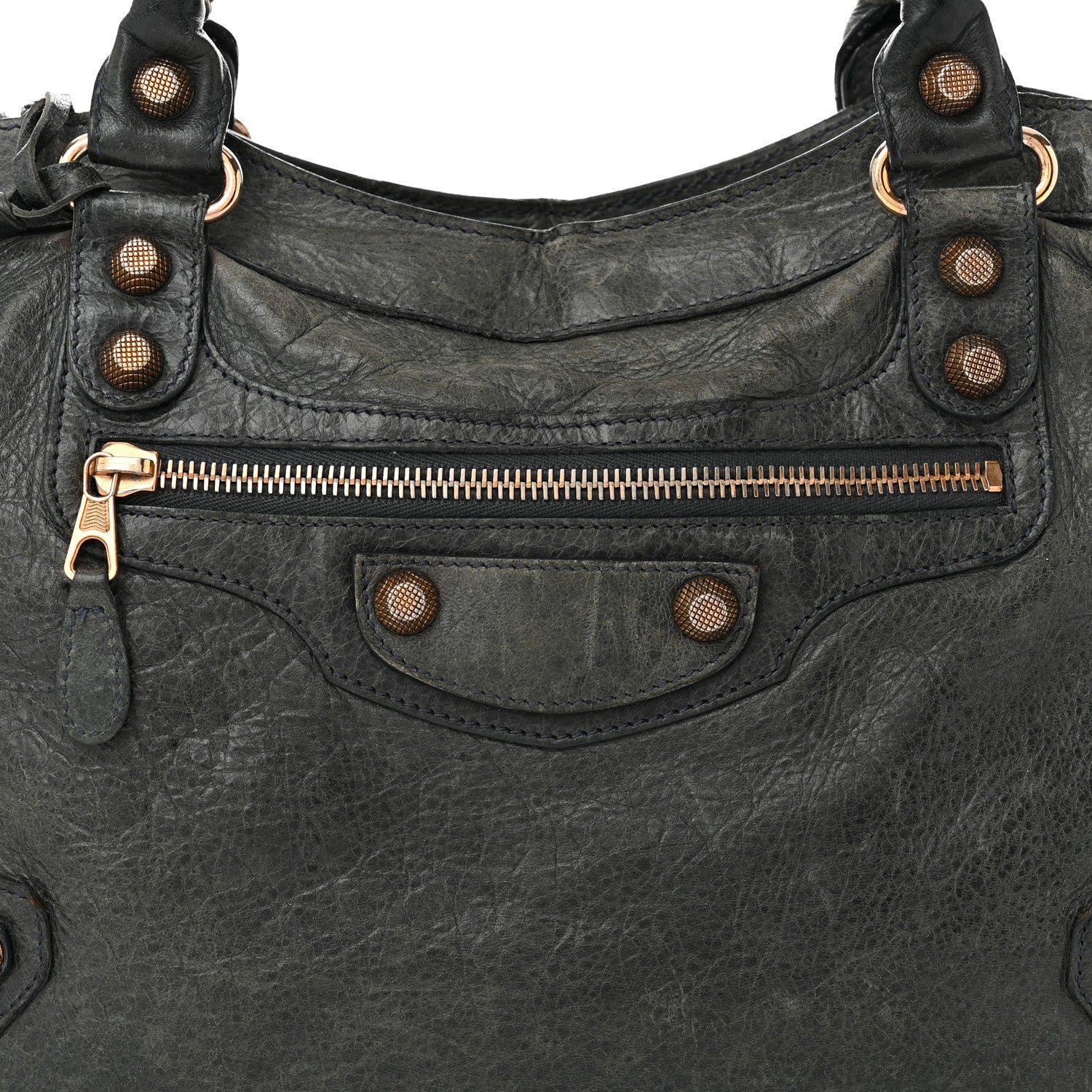 Balenciaga Agneau Giant 12 Gold Hardware Town Anthracite 9 of 13