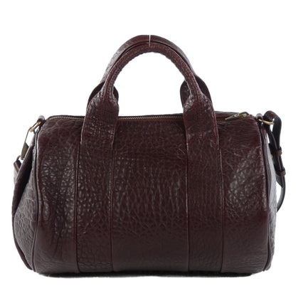 Alexander Wang Pebbled Lambskin Rocco Beet Antique Brass Hardware 1 of 8