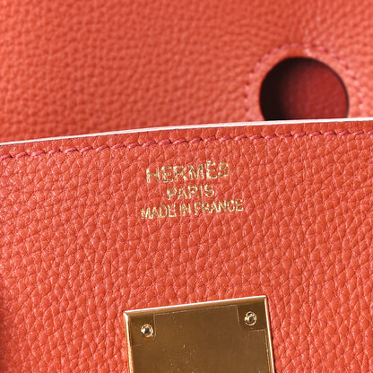 Hermes Togo Birkin 35 Brique 6 of 11