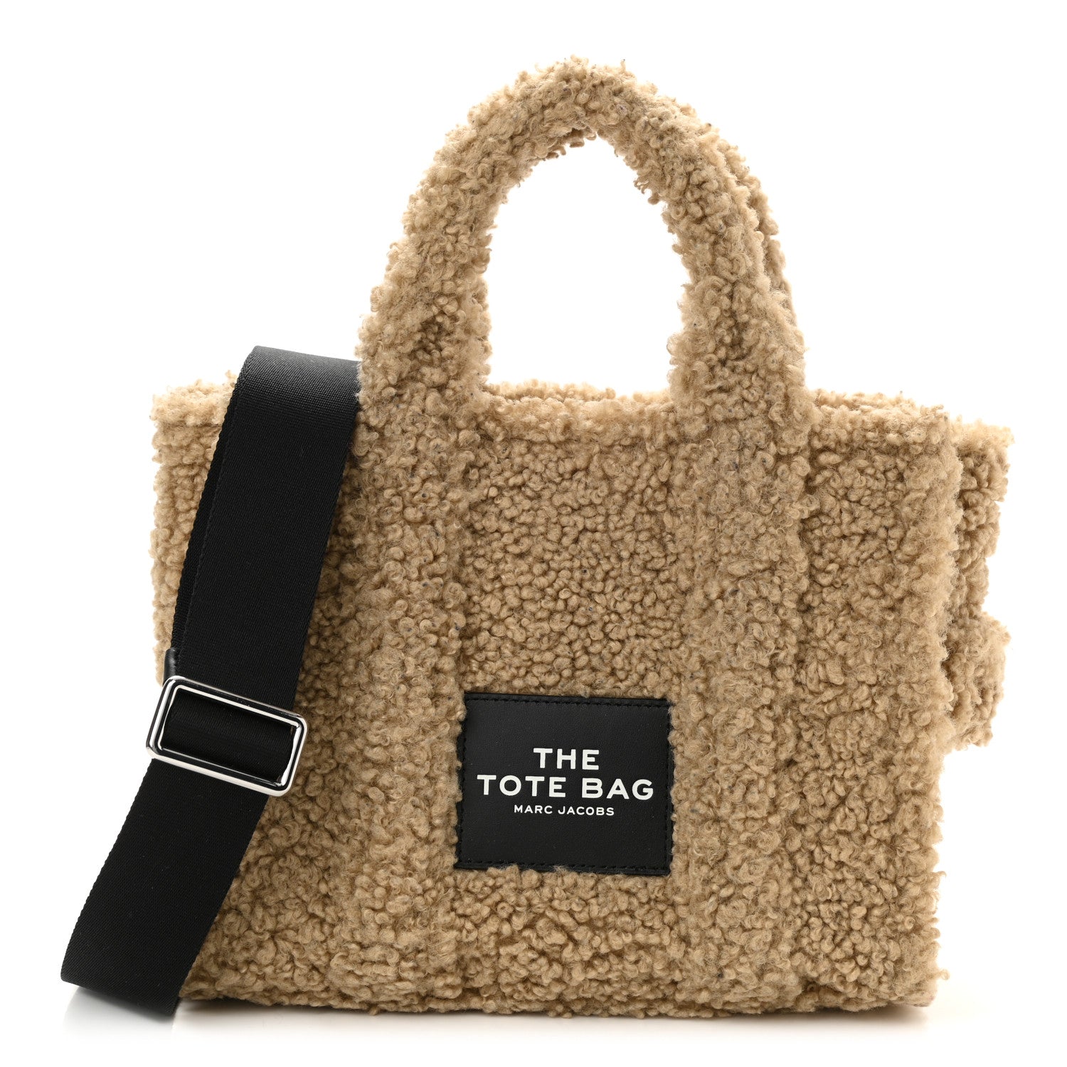 Marc Jacobs Polyester Cotton Mini The Teddy Traveler Tote Bag Beige 1 of 9