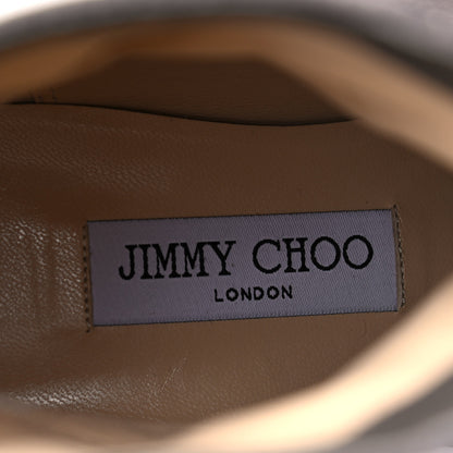 Jimmy Choo Suede Piper Combat Boots 38 Dark Grey 9 of 12