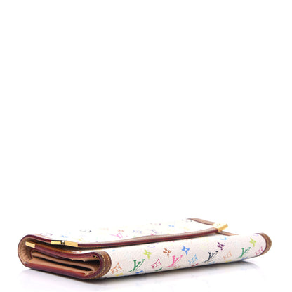 Louis Vuitton Monogram Multicolor Porte Tresor International Wallet White 3 of 13