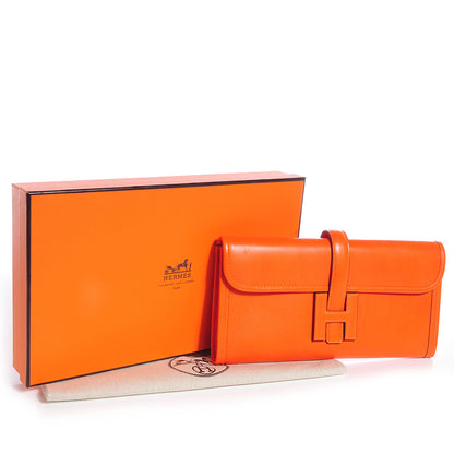 Hermes Swift Jige Elan 29 Clutch Orange 5 of 8