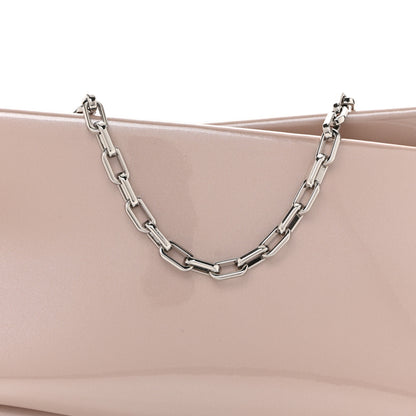 Christian Louboutin Patent Perle Loubitwist Clutch Vintage Rose 7 of 9