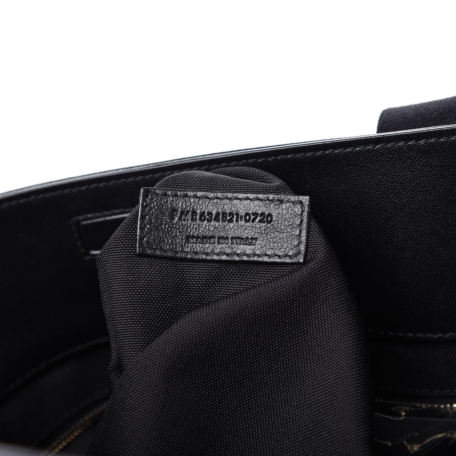 Saint Laurent Calfskin Small Daily Cabas Shopping Tote Black 9 of 10