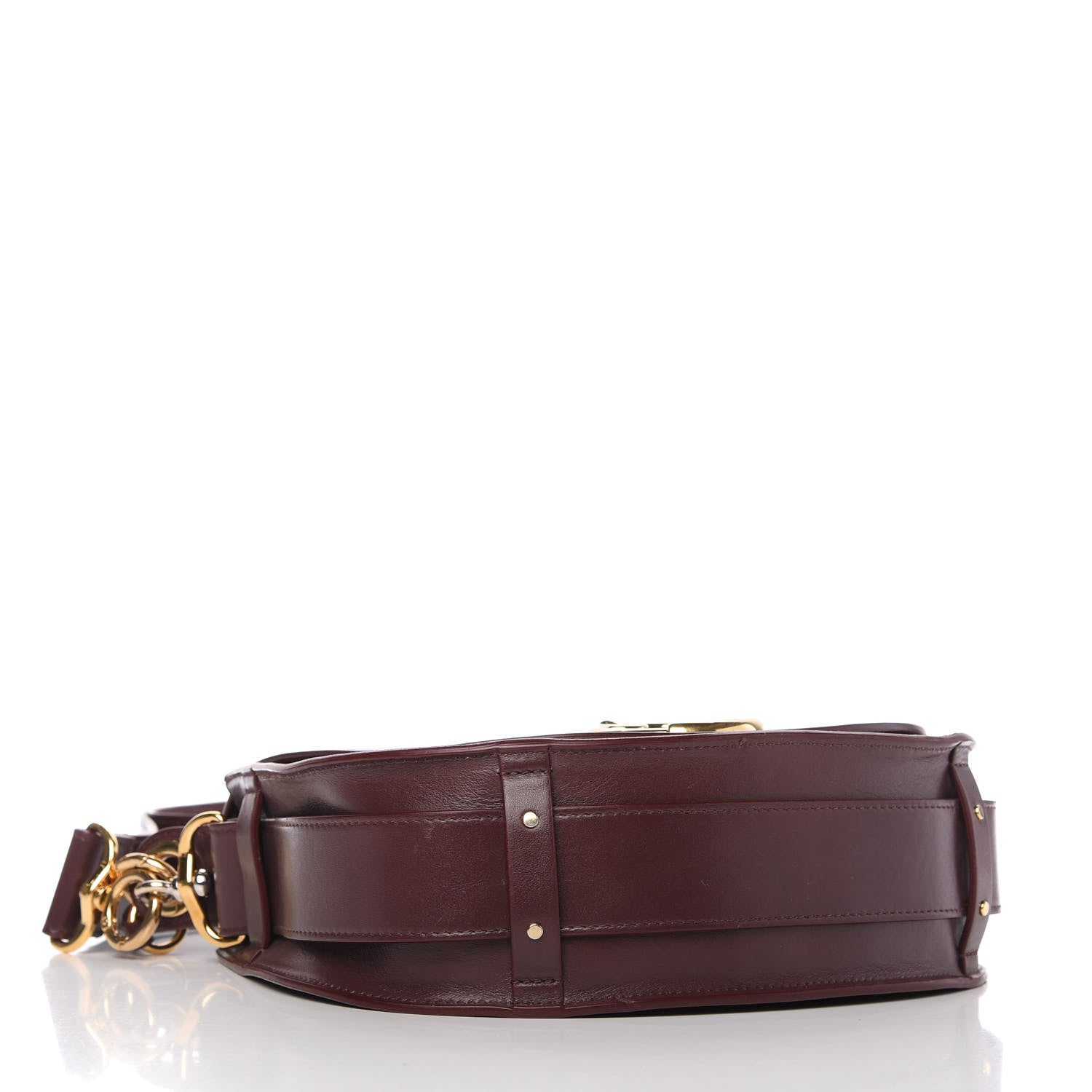 Chloe Calfskin Large Tess Bag Burnt Brown 4 of 12