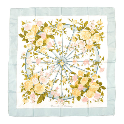 Hermes Jacquard Silk Romantique Scarf 90 1 of 5
