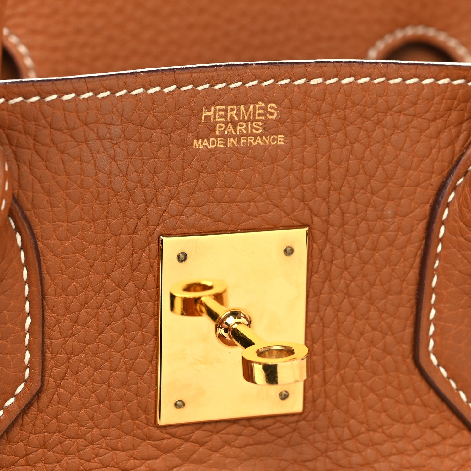Hermes Taurillon Clemence Birkin 30 Gold 6 of 14