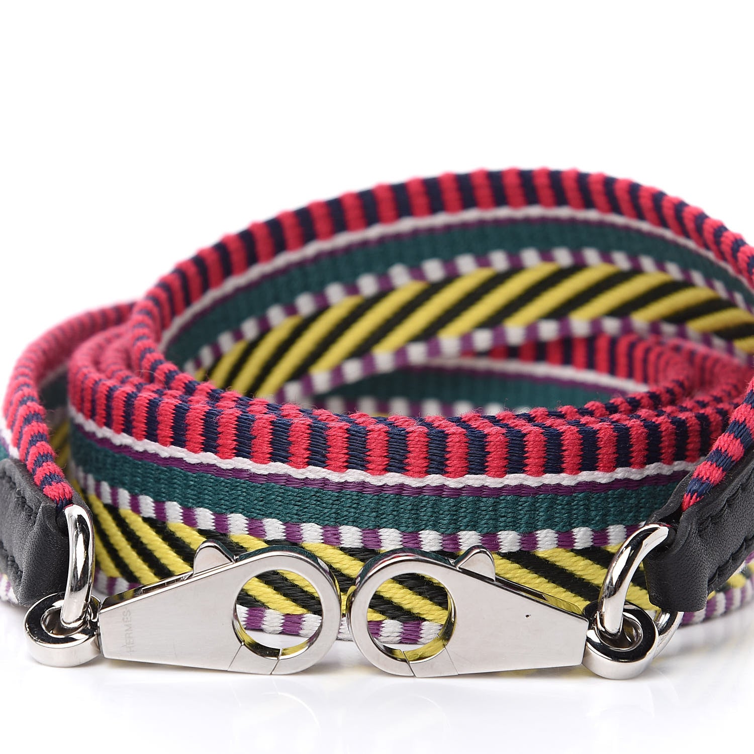 Hermes Toile Swift 25mm Sangle Cavale Shoulder Strap Multicolor Black 5 of 5