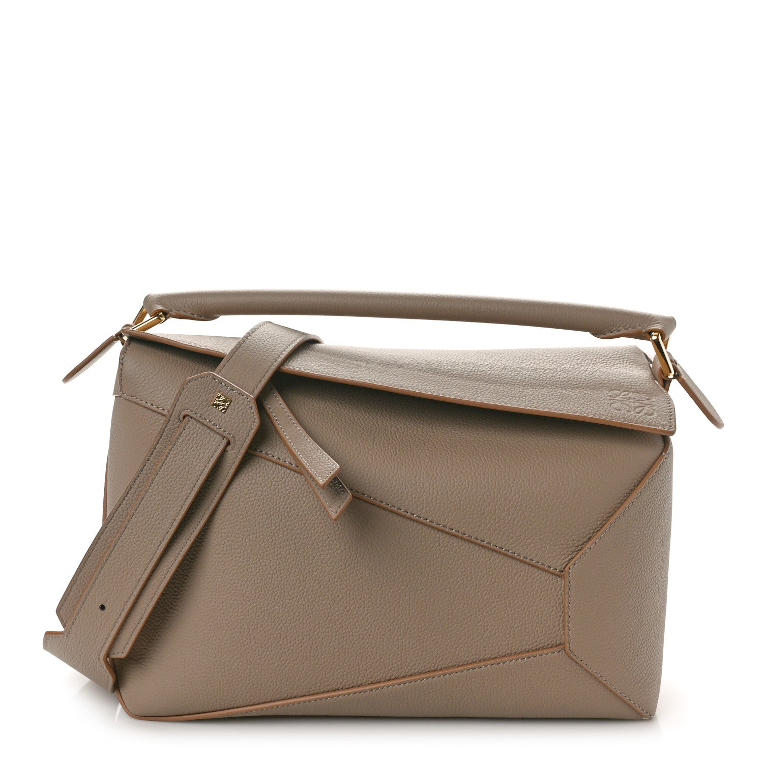 Loewe Soft Grained Calfskin Medium Puzzle Edge Bag Sand 1 of 9
