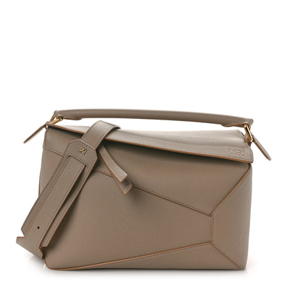 Loewe Soft Grained Calfskin Medium Puzzle Edge Bag Sand 1 of 9