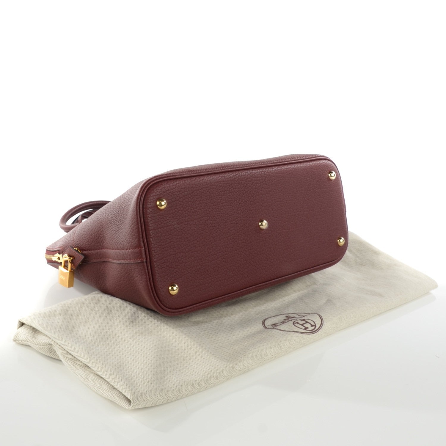 Hermes Togo Bolide 35 Rouge H 4 of 19
