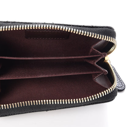 Chanel Caviar Quilted Zip Coin Purse Black 5 of 8