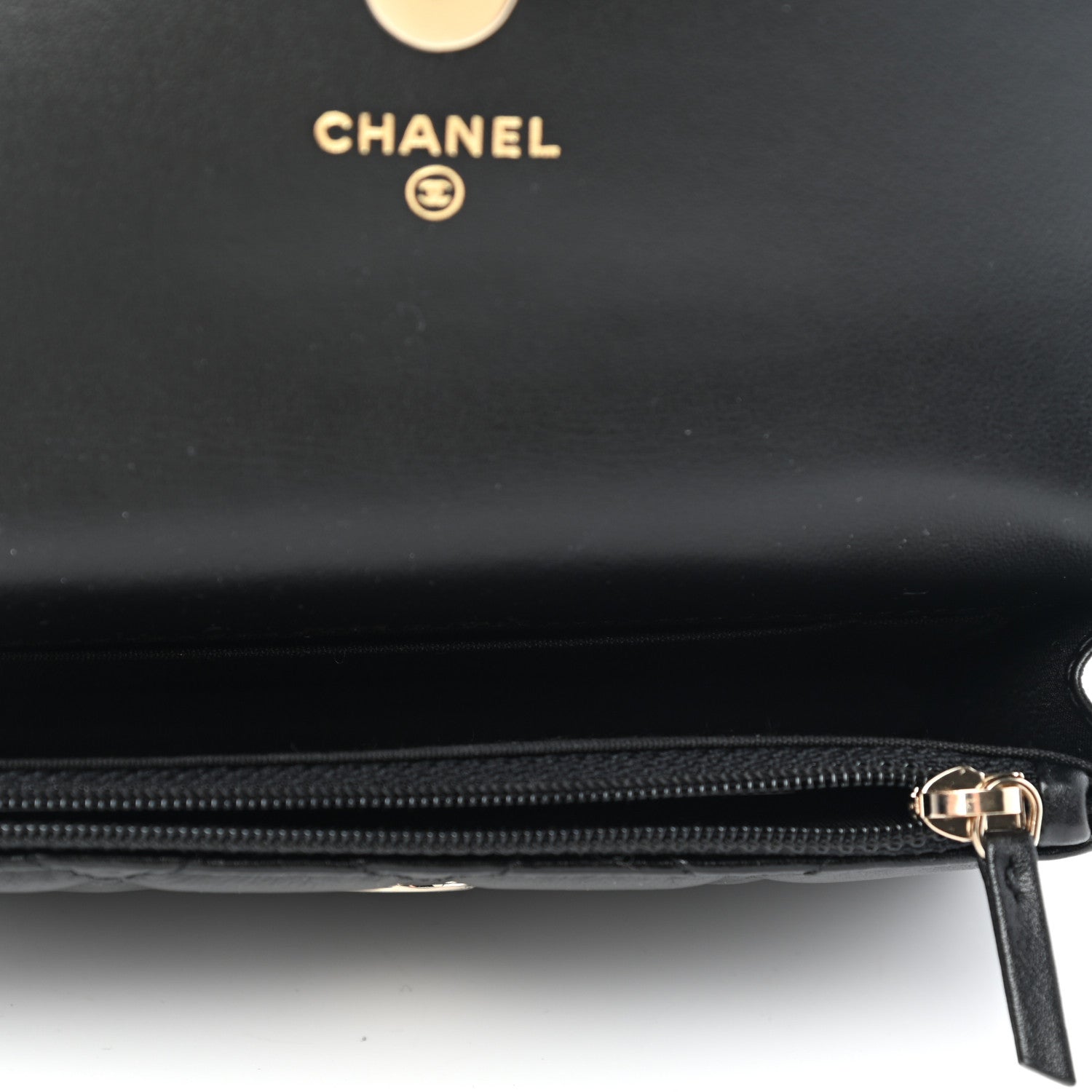 Chanel Calfskin Quilted Maxi Pearls Clutch With Chain Black 4 of 7