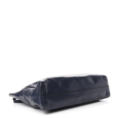 Prada Soft Calf Shopping Tote Baltico 4 of 13