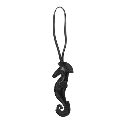 Hermes Milo Lambskin Hippo Bag Charm So Black 1 of 4