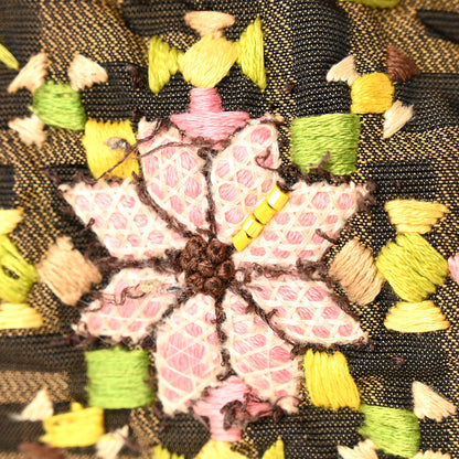 Fendi Lizard Zucca Embroidered Mama Baguette Pink Multicolor 13 of 16
