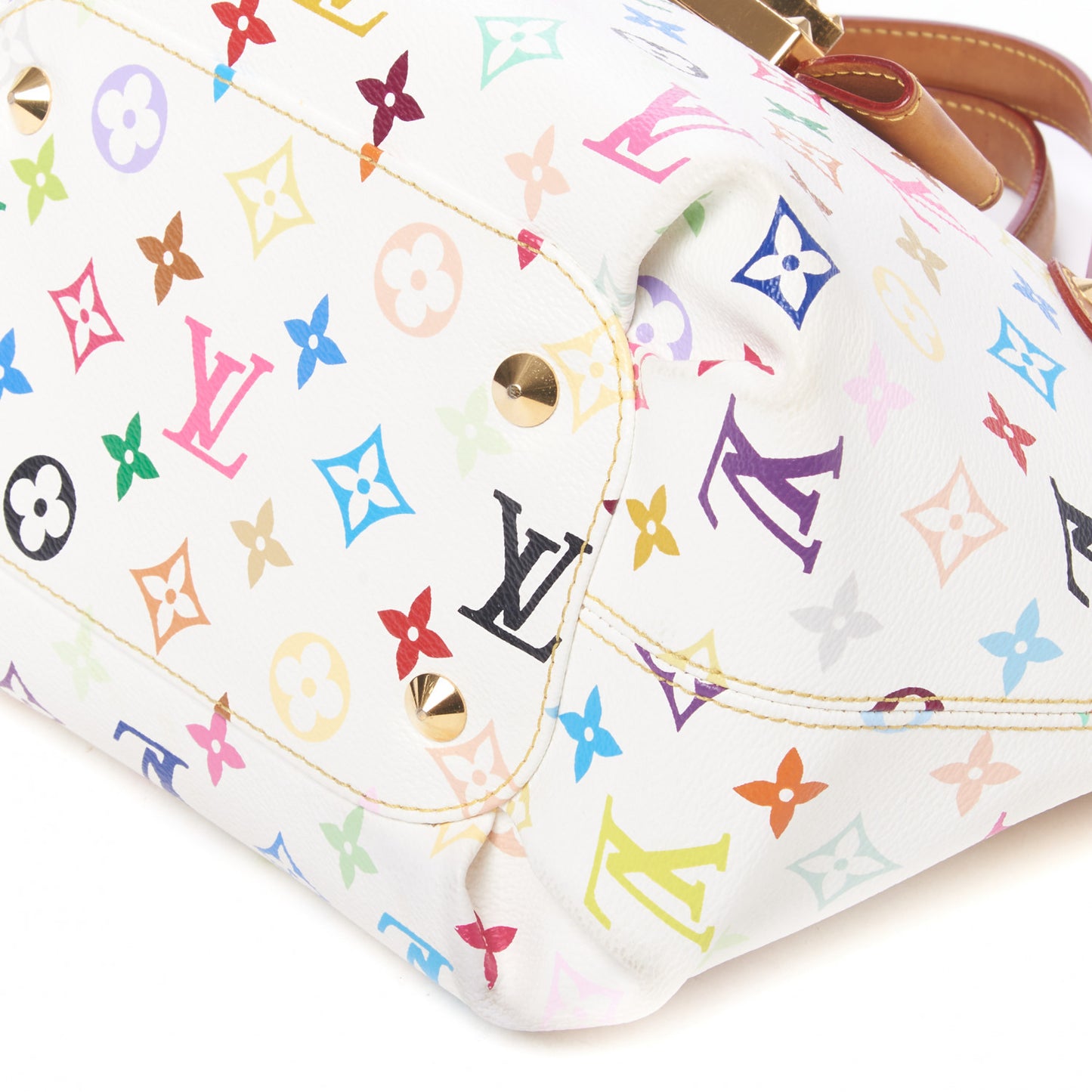 Monogram Multicolor Annie MM White