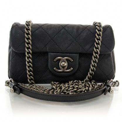 Chanel Caviar Quilted Mini Simply CC Flap Black 1 of 10