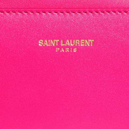 Saint Laurent Calfskin Duffle 3 Fuschia 6 of 8