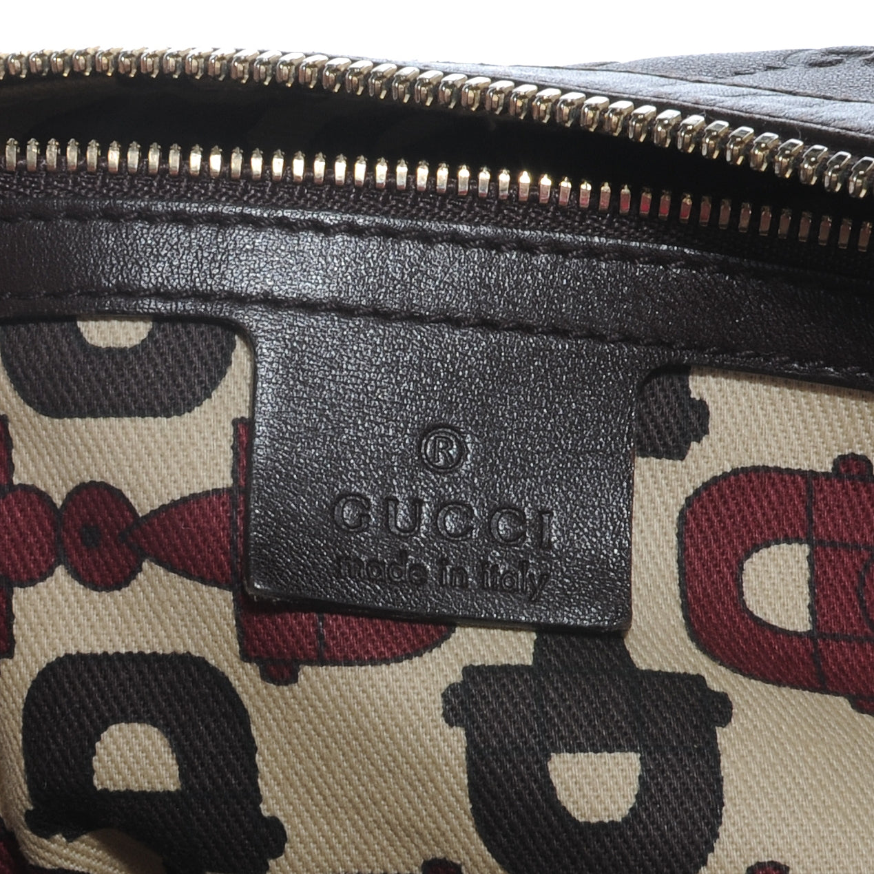 Guccissima Pelham Shoulder Bag Brown
