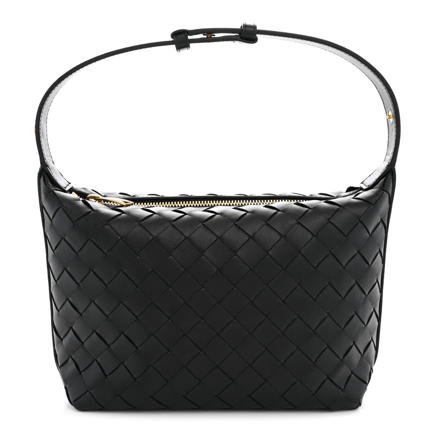 Calfskin Nappa Intrecciato Mini Wallace Black
