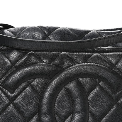 Chanel Caviar Quilted Timeless CC Soft Tote Black 8 of 10