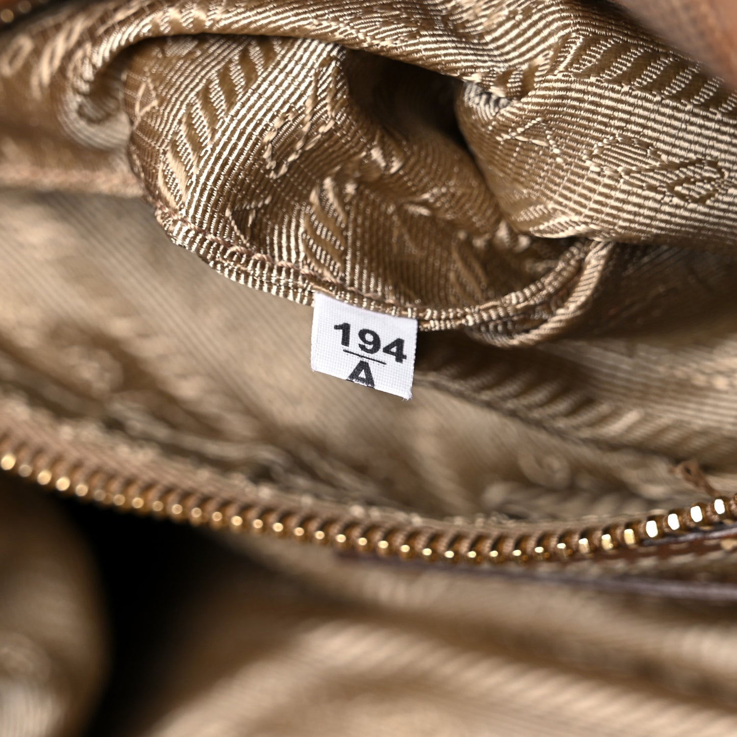Jacquard Logo Tote Brown