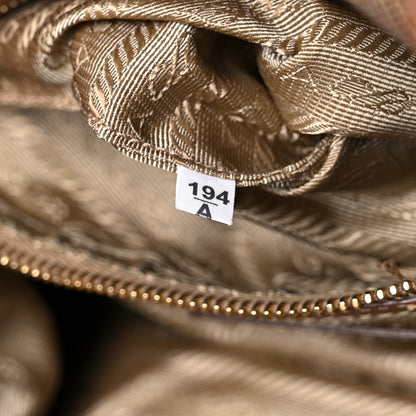 Prada Jacquard Logo Tote Brown 6 of 23