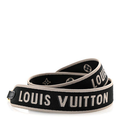 Louis Vuitton Jacquard Diane Shoulder Strap Black Ivory 4 of 6