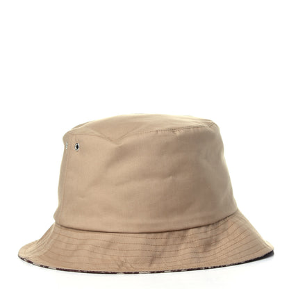 Christian Dior Polyester Cotton Oblique Teddy-D Brim Bucket Hat 57 Beige 4 of 7