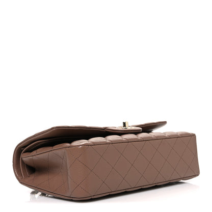 Chanel Caviar Quilted Medium Double Flap Brown 4 of 10