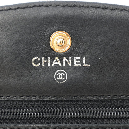 Chanel Caviar Timeless CC Wallet on Chain WOC Black 6 of 12