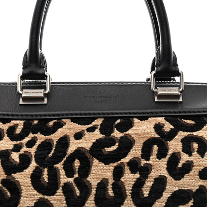 Louis Vuitton Jacquard Velvet Leopard Print Stephen Sprouse Speedy 8 of 10