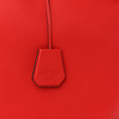 Hermes Taurillon Clemence SilkyCity 33 Rouge De Coeur 8 of 10