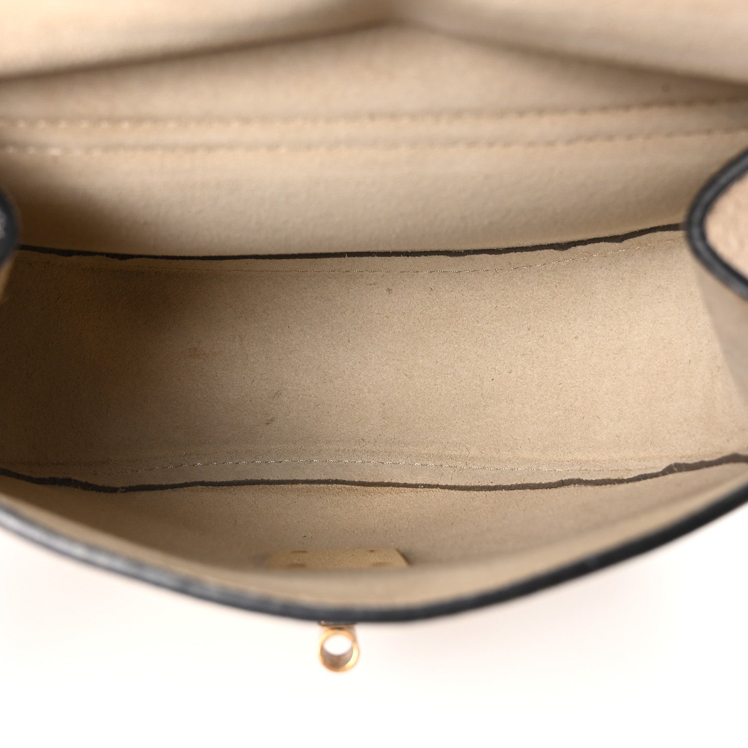 Chloe Metallic Grained Goatskin Nano Drew Shoulder Bag  Abstract Gold 5 of 9