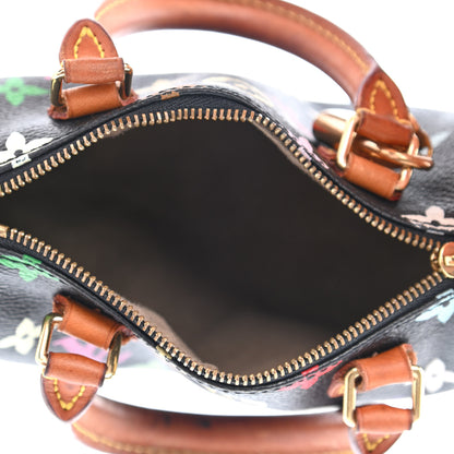 Louis Vuitton Monogram Multicolor Mini Sac HL Speedy Black 4 of 11